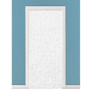 Kralengordijn/deurgordijn - wit - 90 x 220 cm - Vliegenwerend - Gordijn met kralen woondecoratie