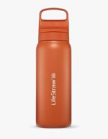 LifeStraw Go 2.0 Stainless Steel Water Filter Bottle - 700 ml - Kyoto Orange