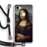 Mona Lisa: Pixel 3 XL Transparant Hoesje met koord