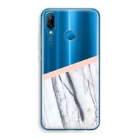 A touch of peach: Huawei P20 Lite Transparant Hoesje