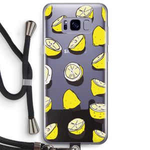 When Life Gives You Lemons...: Samsung Galaxy S8 Plus Transparant Hoesje met koord