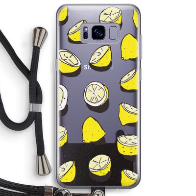When Life Gives You Lemons...: Samsung Galaxy S8 Plus Transparant Hoesje met koord