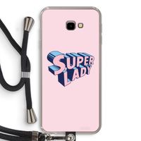 Superlady: Samsung Galaxy J4 Plus Transparant Hoesje met koord