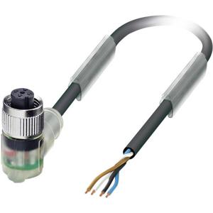 Phoenix Contact 1681020 Sensor/actuator connector, geassembleerd M12 Aantal polen: 4 Bus, haaks 10.00 m 1 stuk(s)