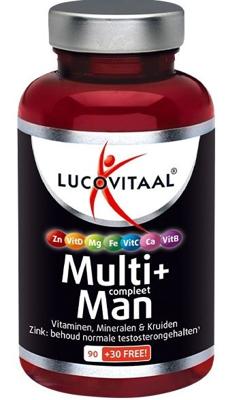 Lucovitaal Voedingssupplementen Multi+ Man Tabletten 120Tabletten