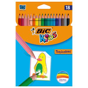 BIC Tropicolors Meerkleurig 18 stuk(s)