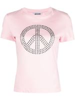 MOSCHINO JEANS t-shirt à fermeture zippée - Rose - thumbnail