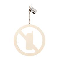 Creativ Company Houten bord geen mobiele telefoons Creativ Company Houten bord geen mobiele telefoons