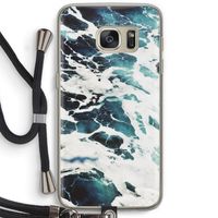 Golven: Samsung Galaxy S7 Transparant Hoesje met koord