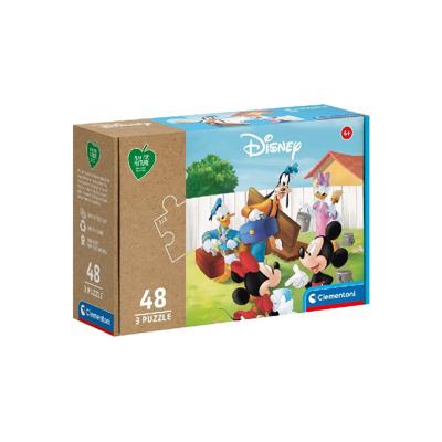 Clementoni play for future puzzel - mickey mouse, 3x48st.