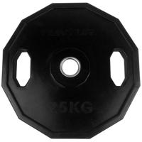 Tunturi Olympische Halterschijf - Halter gewichten - 1x 25 kg - 50mm - Rubber - Incl. gratis fitness app - thumbnail