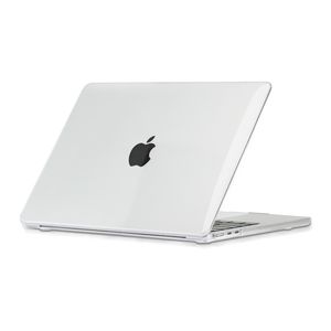 Lunso MacBook Air 13 inch (2022-2025) cover hoes - case - Glanzend Transparant