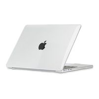 Lunso MacBook Air 13 inch (2022-2025) cover hoes - case - Glanzend Transparant