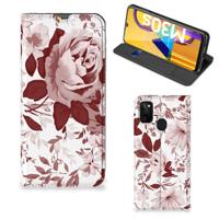 Bookcase Samsung Galaxy M30s | M21 Watercolor Flowers