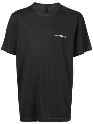 ISO.POETISM t-shirt à logo imprimé - Noir
