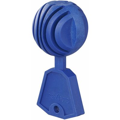 Aanhanger anti-diefstal bal - voor kogelkoppeling - blauw - kunststof - D50 mm