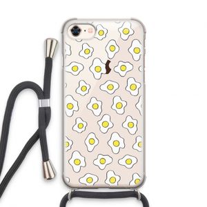 Spiegeleitjes: iPhone 8 Transparant Hoesje met koord