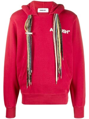 AMBUSH hoodie à logo - Rouge