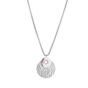 Day&Eve Ketting Long Plate | Zilver