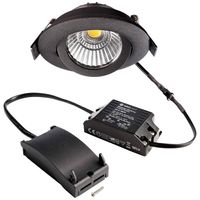 Deko Light 565382 Dione LED-inbouwlamp Energielabel: F (A - G) LED LED vast ingebouwd 8.50 W Zwart