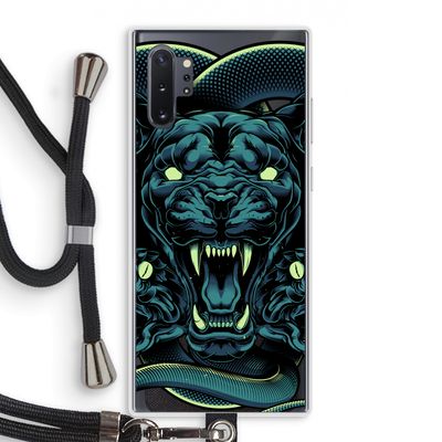 Cougar and Vipers: Samsung Galaxy Note 10 Plus Transparant Hoesje met koord