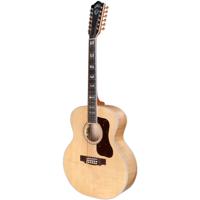 Guild F-512E Maple Blonde elektrisch-akoestische 12-snarige westerngitaar met koffer