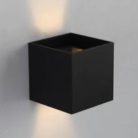 Buitenlamp dimbaar Kubus &apos;Ace&apos; zwart (IP65)