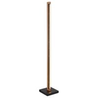 Globo Design vloerlampStarla zwart met hout 113cm - 67849S
