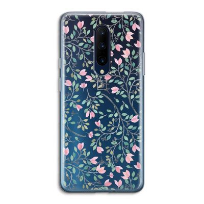 Sierlijke bloemen: OnePlus 7 Pro Transparant Hoesje