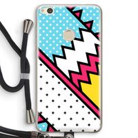Pop Art #2: Huawei Ascend P8 Lite (2017) Transparant Hoesje met koord
