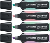 STABILO GREEN BOSS, milieuvriendelijke markeerstift, roze, per stuk - thumbnail