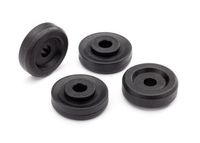 Wheel washers, black (4) (TRX-8957)