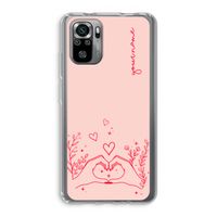 Love is in the air: Xiaomi Redmi Note 10S Transparant Hoesje