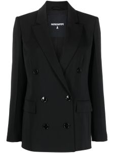 Patrizia Pepe blazer Essential à boutonnière croisée - Noir