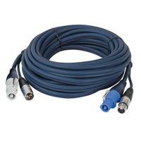 DAP Powercon + DMX kabel, 75 cm