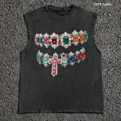 Bon&Bon EMRG Men's Graphic Print Tank Top | 100% Cotton Loose Fit S