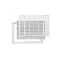VEVOR Ventilatierooster Sleufrooster Uitlaatrooster Louvrerooster 75,3x50,3x3,2cm