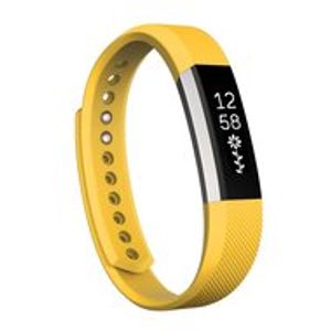 Fitbit Alta siliconen bandje, Maat: Large, Lengte: 22CM - Geel