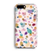 Terrazzo Memphis Pink: Volledig Geprint iPhone 7 Plus Hoesje