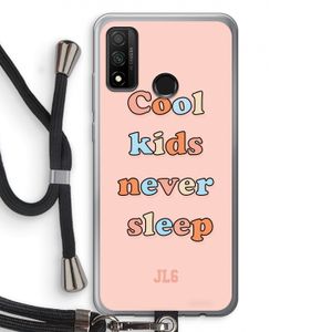 Cool Kids Never Sleep: Huawei P Smart (2020) Transparant Hoesje met koord