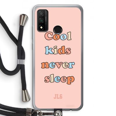 Cool Kids Never Sleep: Huawei P Smart (2020) Transparant Hoesje met koord