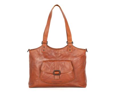 Spikes & Sparrow Schoudertas / Laptoptas 15.6'' Kalynn Brandy