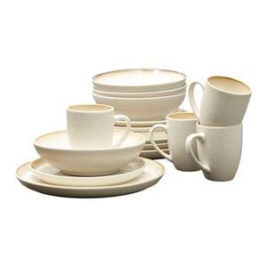 BITZ 32006 servies 16 stuk(s) Steengoed Crème