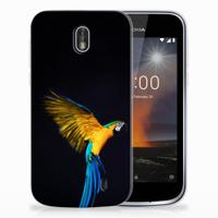 Nokia 1 | TPU Hoesje | Papegaai
