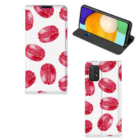 Samsung Galaxy A03s Flip Style Cover Pink Macarons - thumbnail