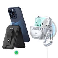 Cyber FlickLock Everyday-Carry Bundle for AirPods 4 Silver