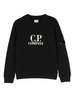 C.P. Company Kids sweat à logo imprimé - Noir - thumbnail