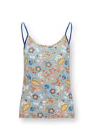 Pip Studio Selina Top Mouwloos Jameela Blauw XS