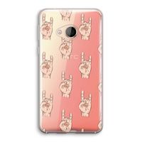 Rock: HTC U Play Transparant Hoesje