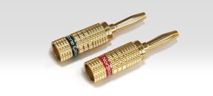 Norstone NORBANX4 - Set of 4 gold-plate banana plugs kabel-connector Goud